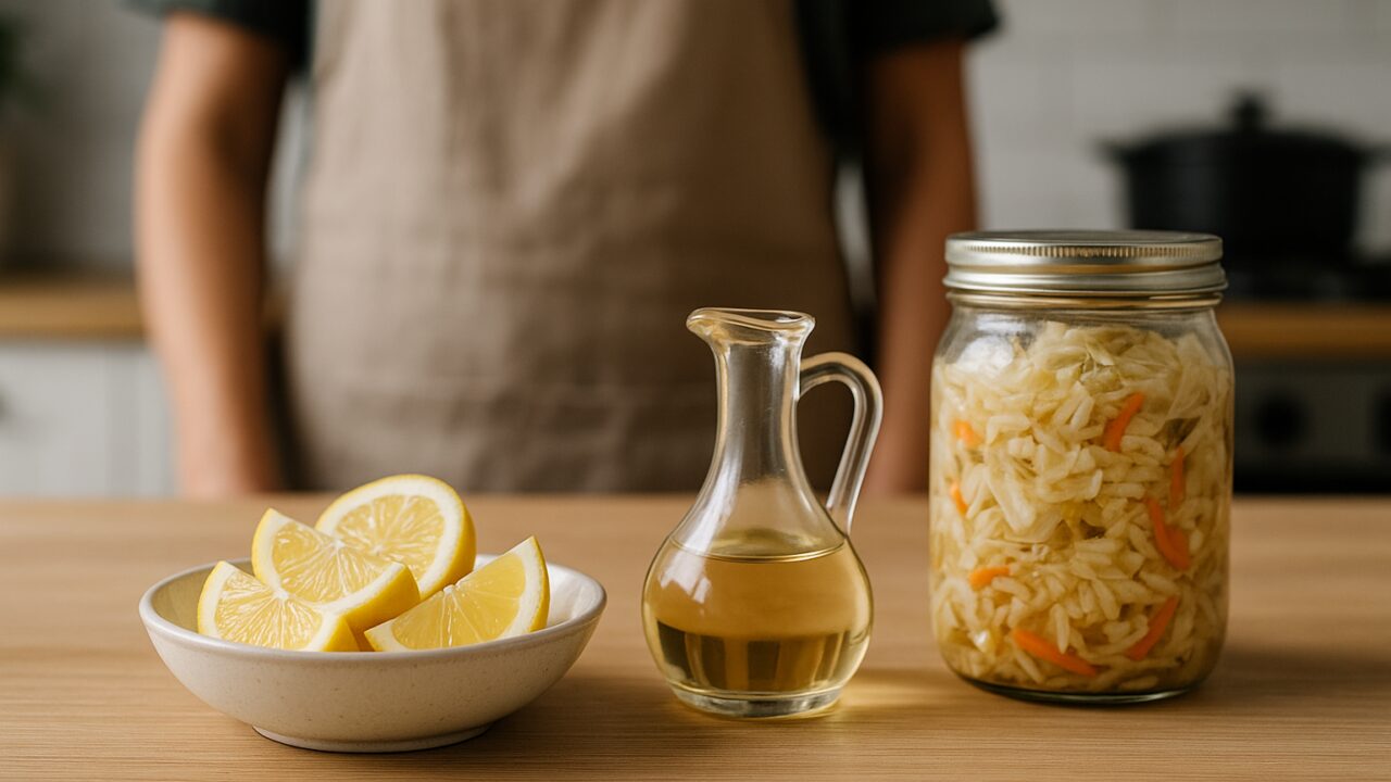 Acidità nei piatti: perché limone, aceto e fermentati possono cambiare completamente una ricetta